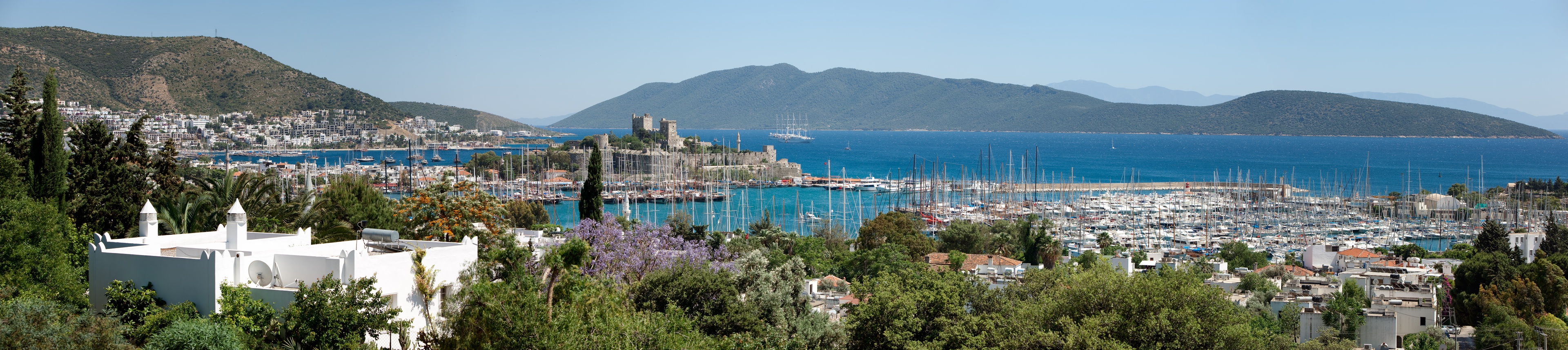 Fluege Bodrum - Blick auf Bodrum in der Türkei
