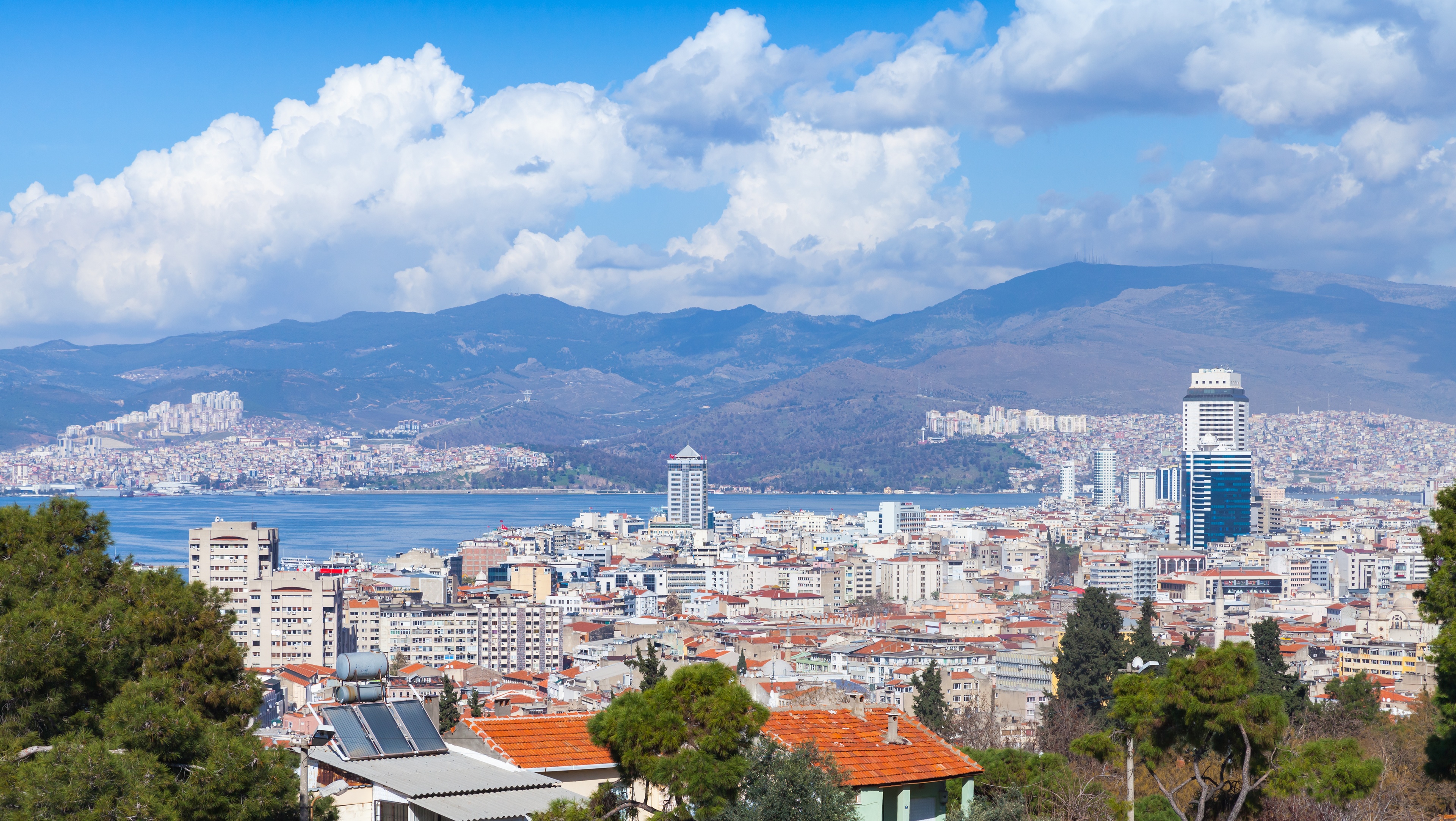 Blick auf Izmir in der Türkei
