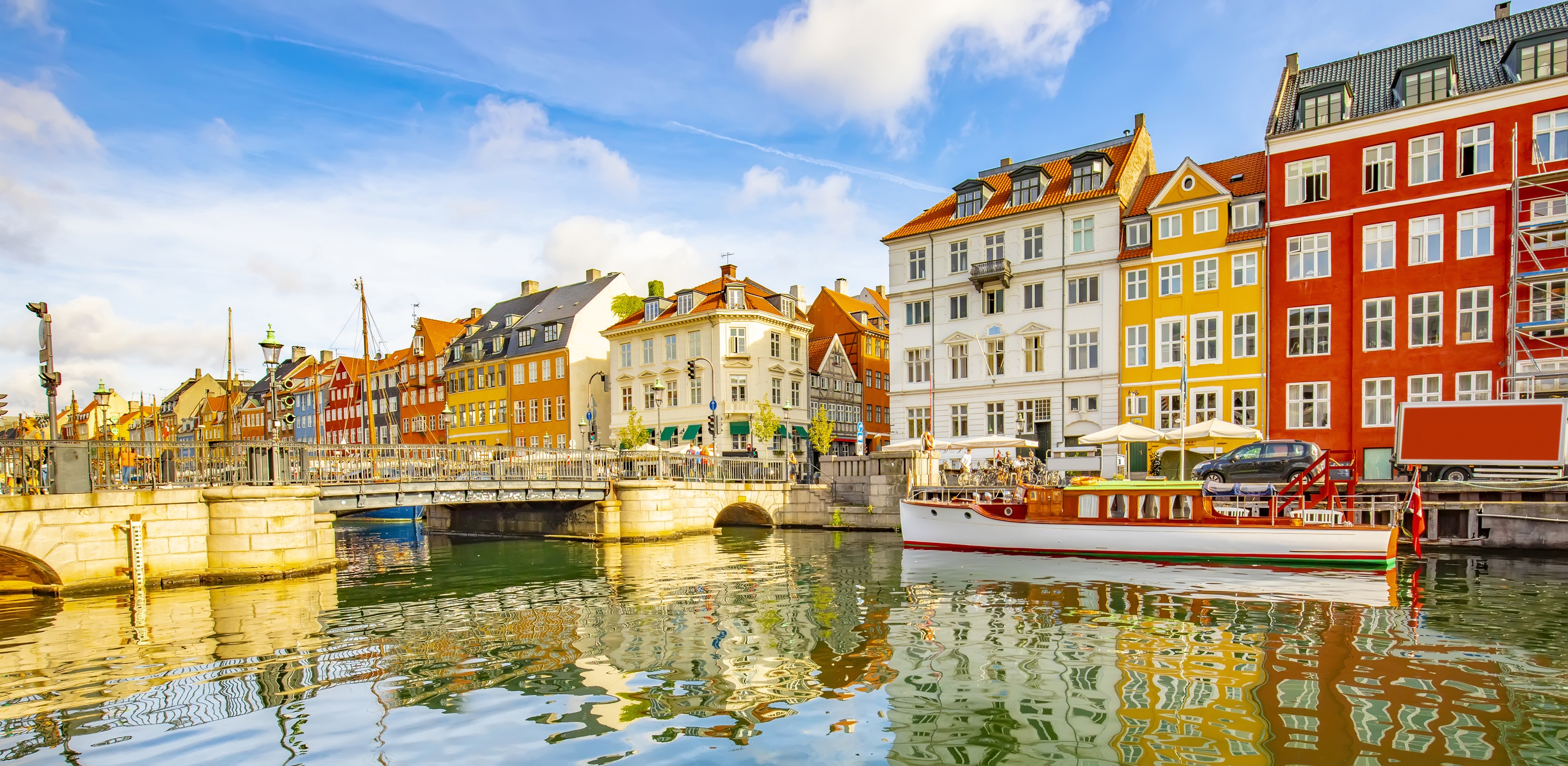 Fluege Kopenhagen - Die Altstadt von Kopenhagen in Daenemark