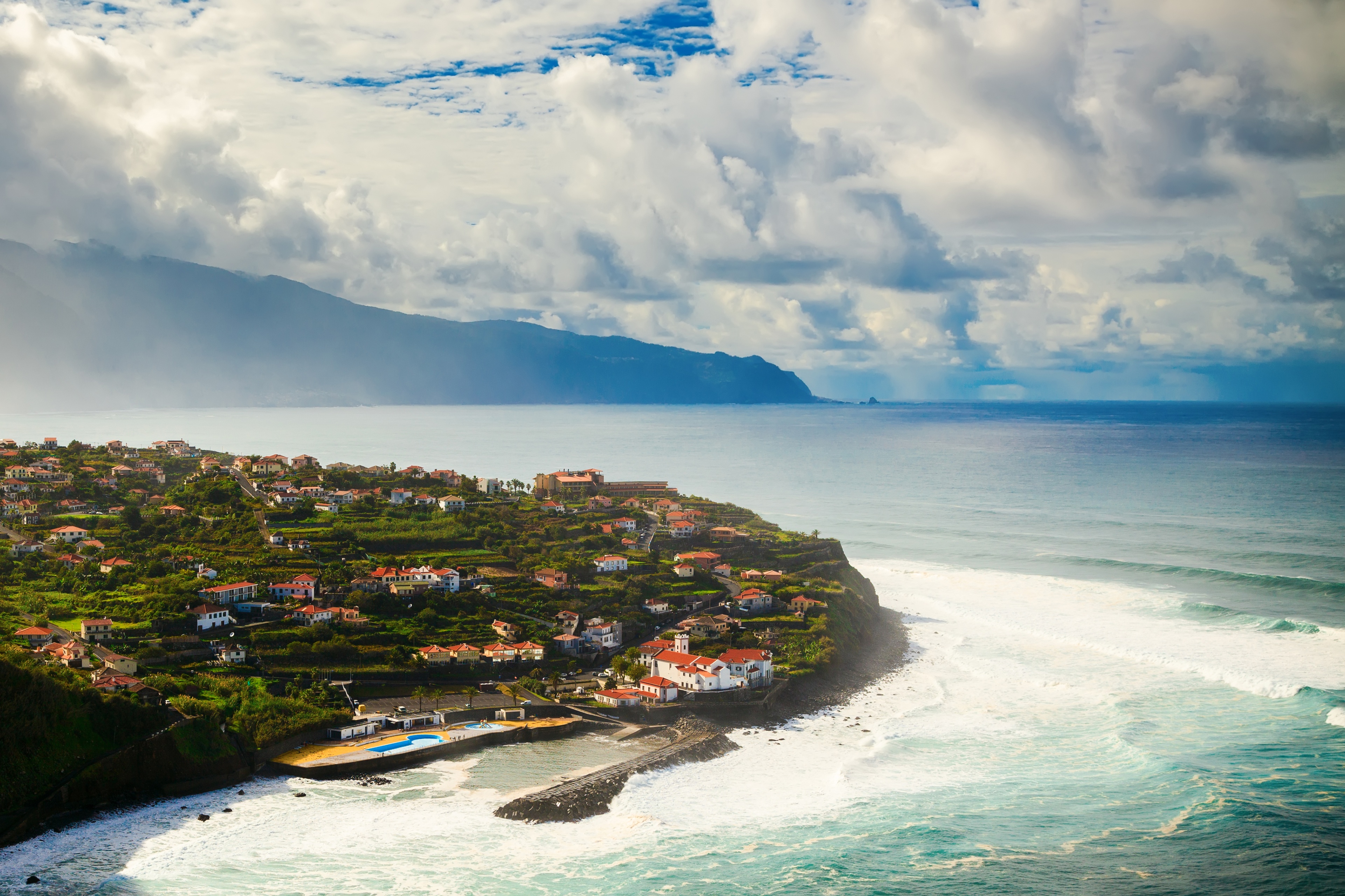 Blick auf Ponta Delgada auf den Azoren