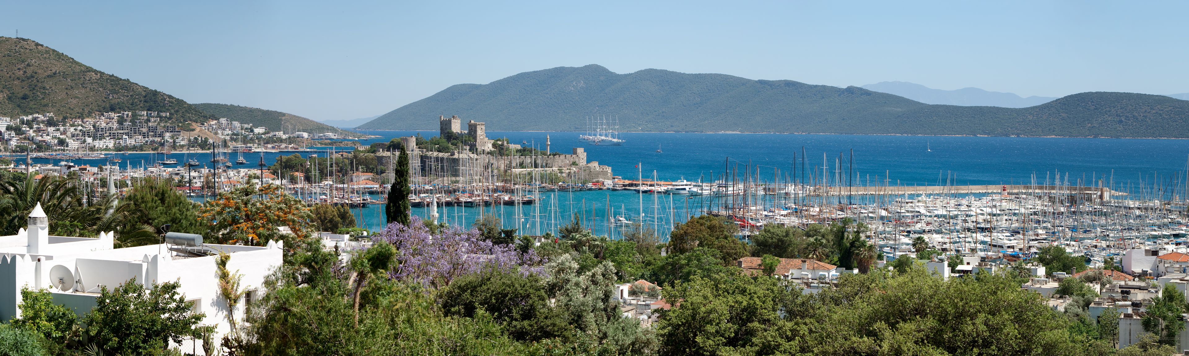 Fluege Bodrum - Blick auf Bodrum in der Türkei
