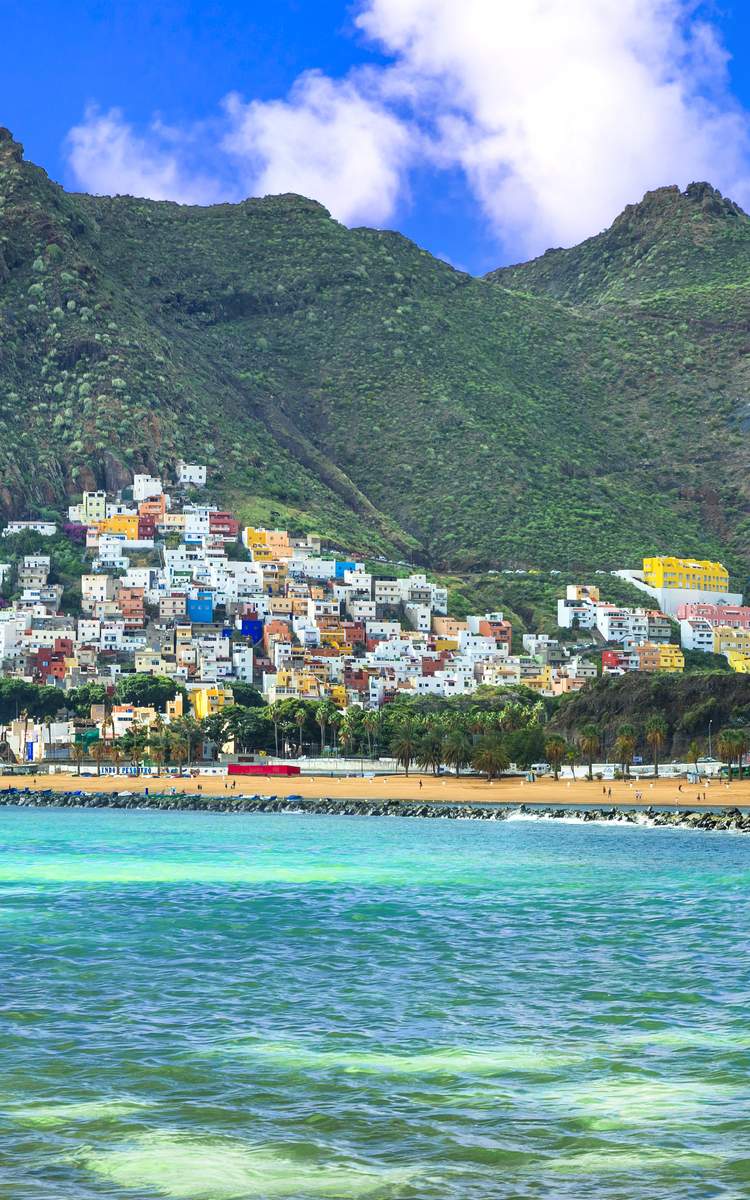 Fluege Teneriffa - Strand Playa de las Teresitas Teneriffa