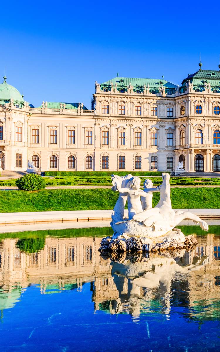 Günstig nach Wien fliegen und den Belvedere Palast besichtigen