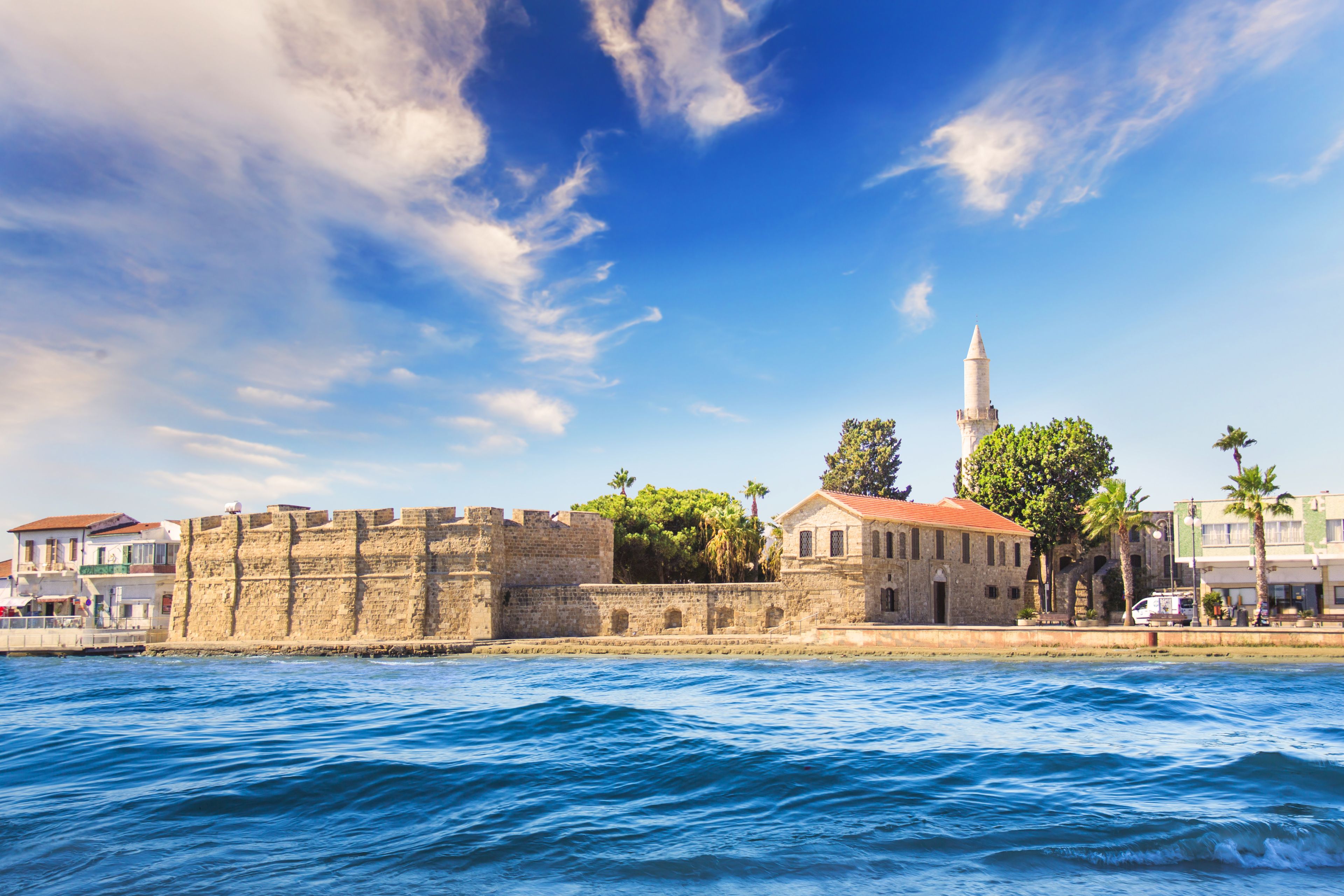 Fluege Larnaca - Blick auf das Schloss von Larnaka in Zypern