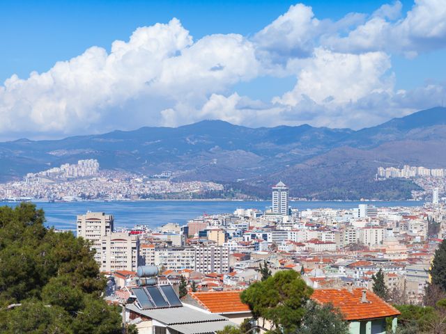 Blick auf Izmir in der Türkei