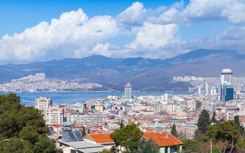 Blick auf Izmir in der Türkei