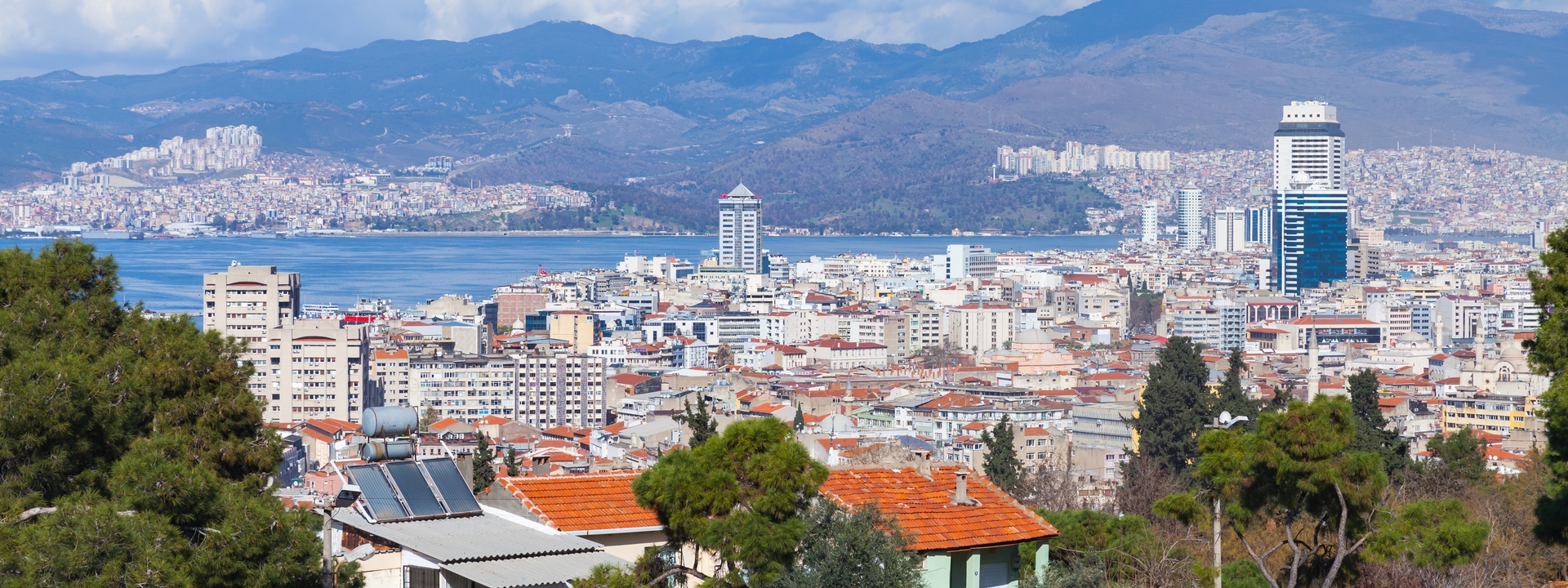 Blick auf Izmir in der Türkei