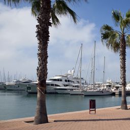 Die Stadt Alicante an der Costa Blanca in Spanien
