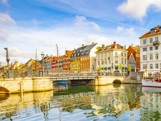 Fluege Kopenhagen - Die Altstadt von Kopenhagen in Daenemark