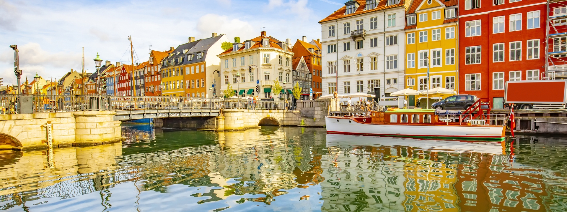 Fluege Kopenhagen - Die Altstadt von Kopenhagen in Daenemark