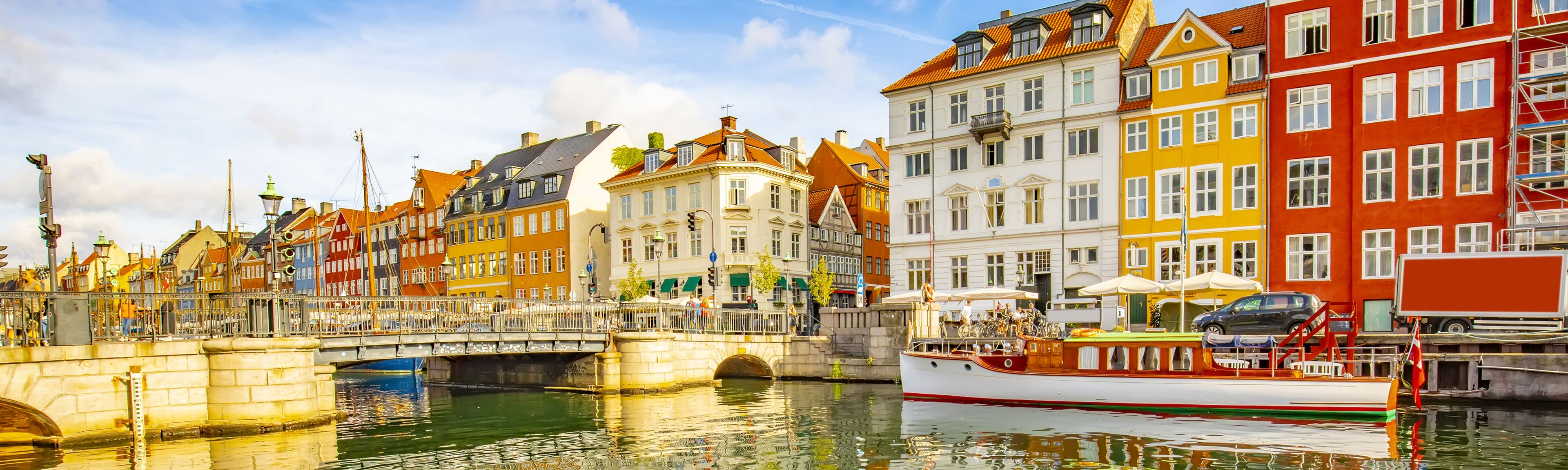 Fluege Kopenhagen - Die Altstadt von Kopenhagen in Daenemark