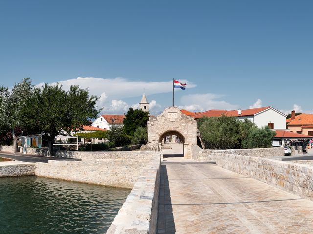 Die Stadt Zadar in Kroatien
