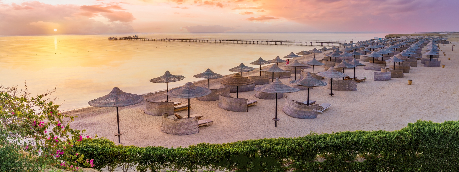 Fluege Marsa Alam - Blick auf einen Strand in Marsa Alam Ägypten