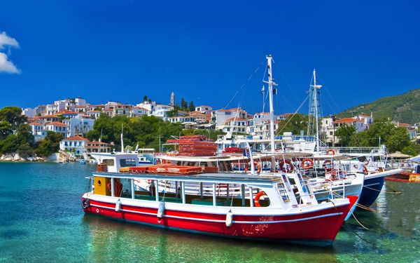 FFlüge nach Skiathos in den Sporaden in Griechenland.