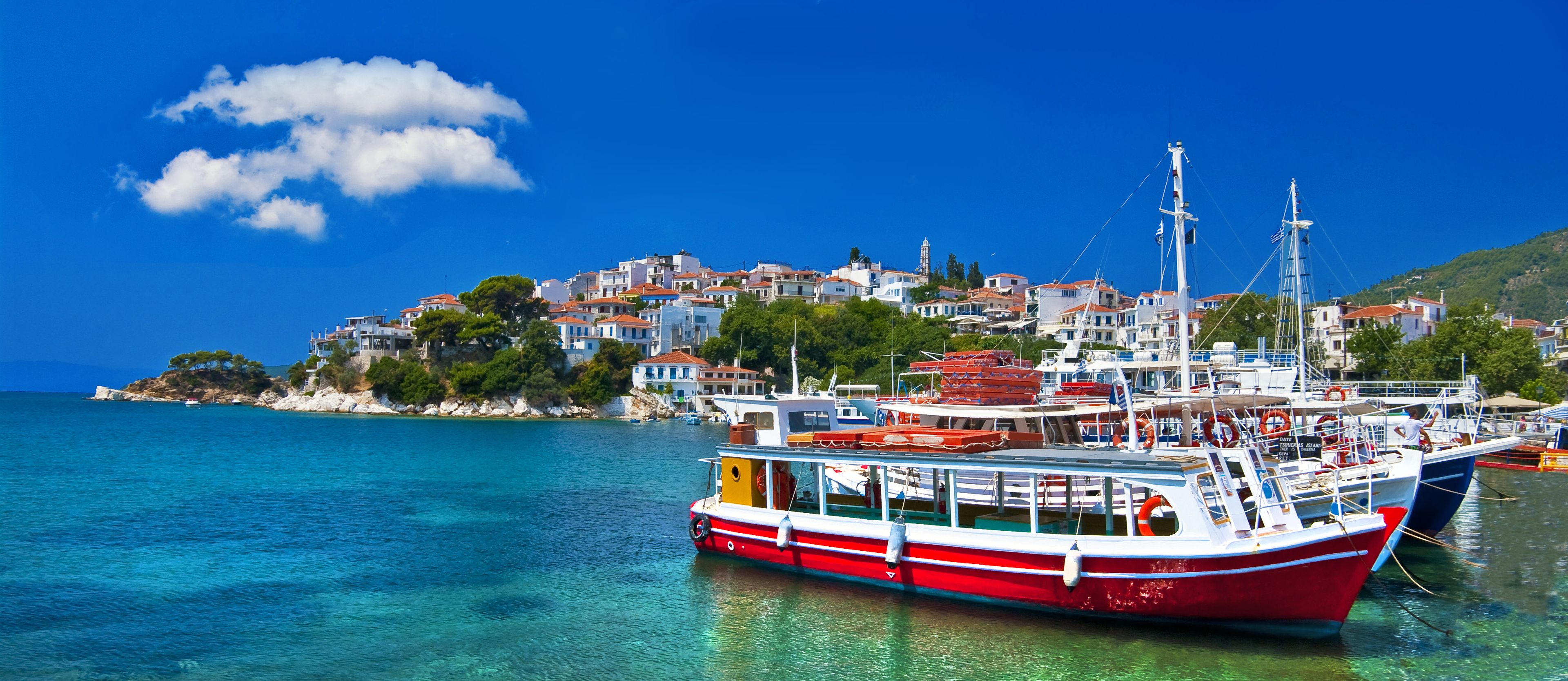 FFlüge nach Skiathos in den Sporaden in Griechenland.