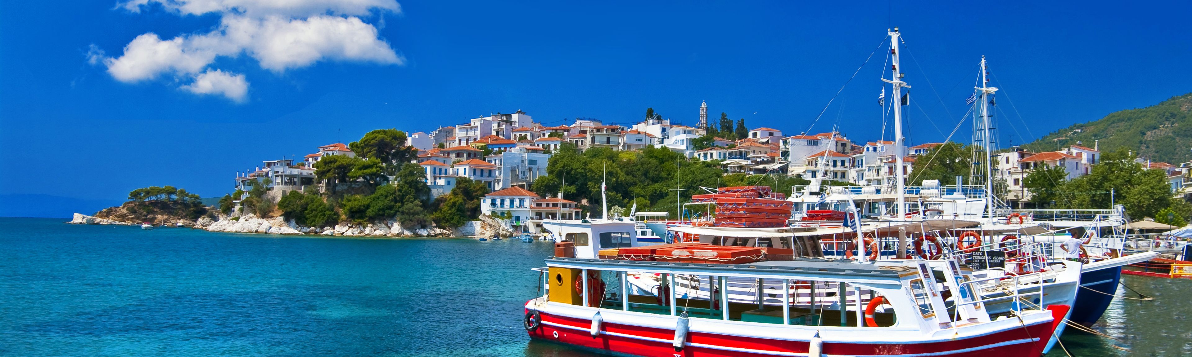 FFlüge nach Skiathos in den Sporaden in Griechenland.