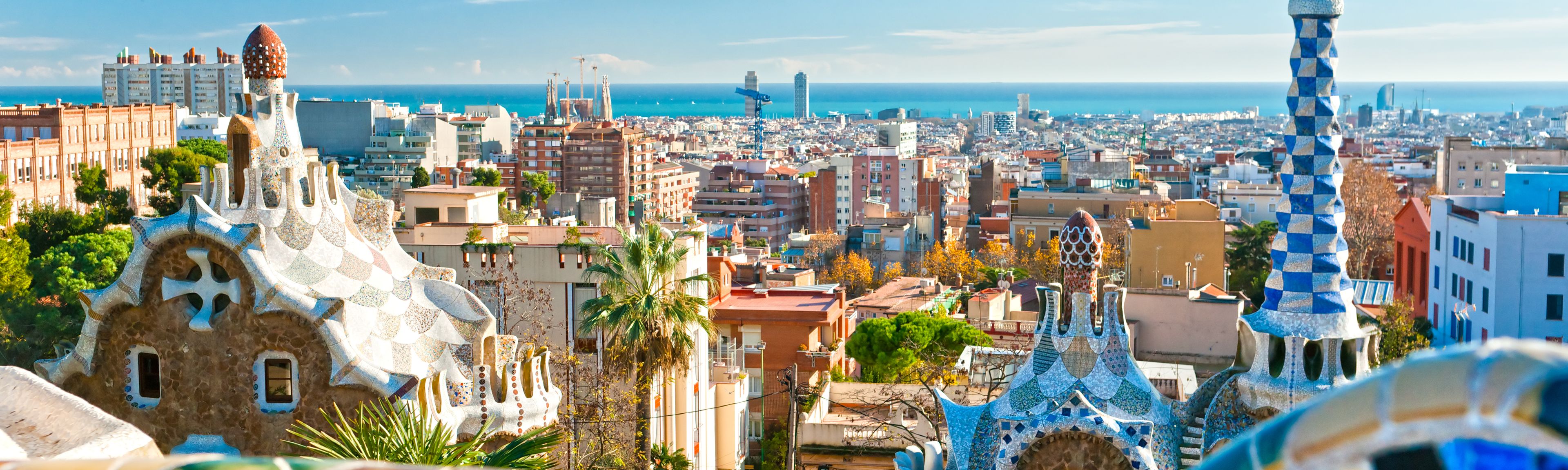 Eine der besten Sehenswürdigkeiten Barcelonas - Der Park Guell.
