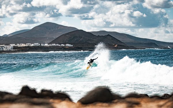Fluege Lanzarote - Küste in La Santa auf Lanzarote Kanarische Inseln