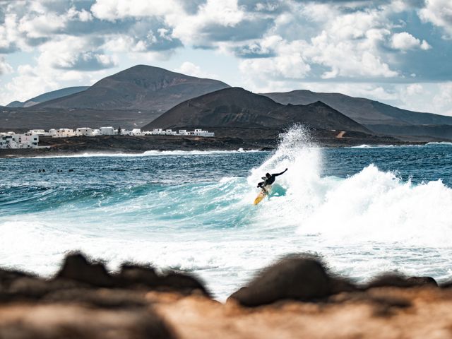 Fluege Lanzarote - Küste in La Santa auf Lanzarote Kanarische Inseln