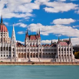 Fluege Budapest - Blick auf das Parlament in Budapest - Ungarn