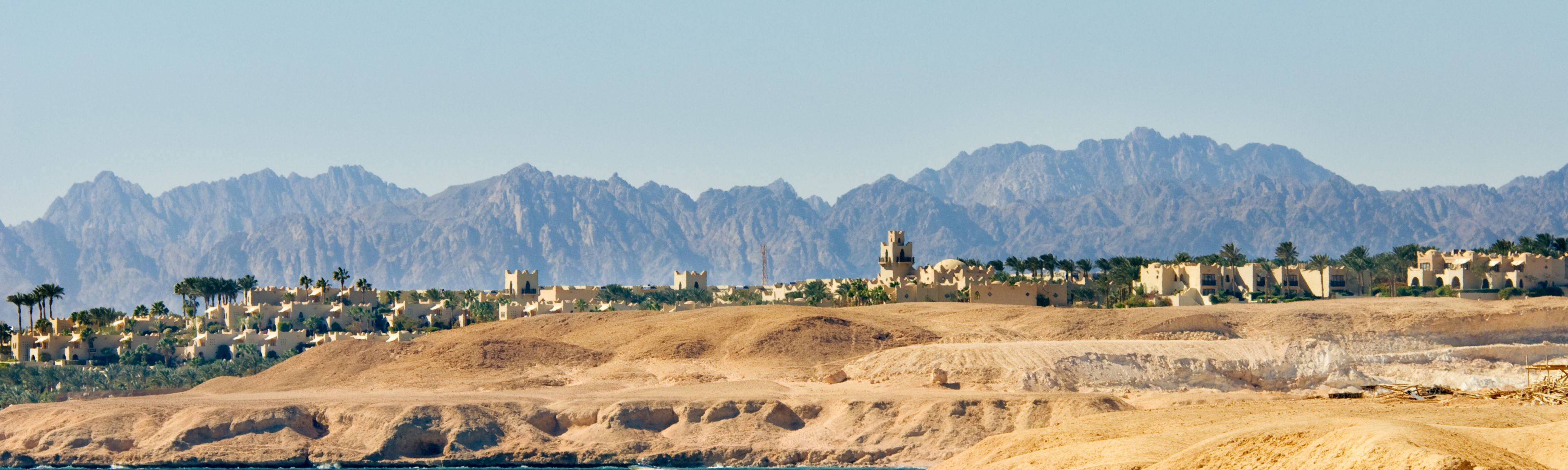 Blick auf Sharm El Sheikh in Aegypten