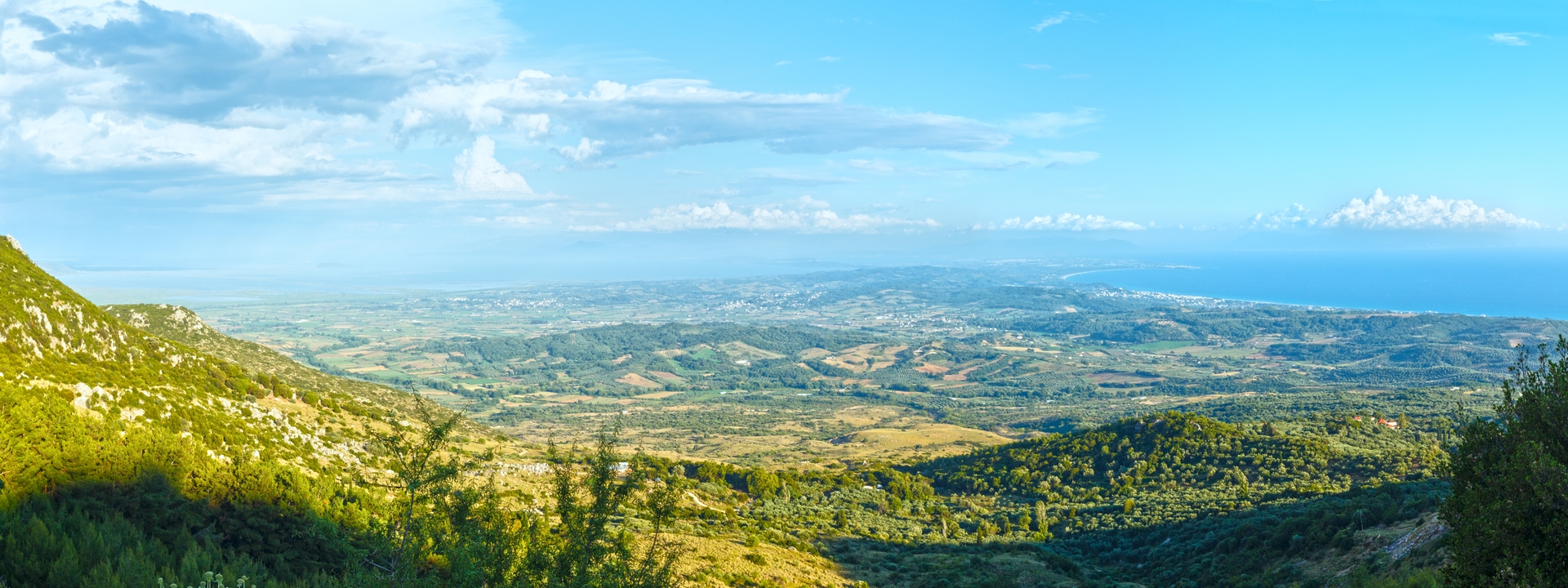 Fluege Preveza - Blick auf die Gegend Preveza in Griechenland