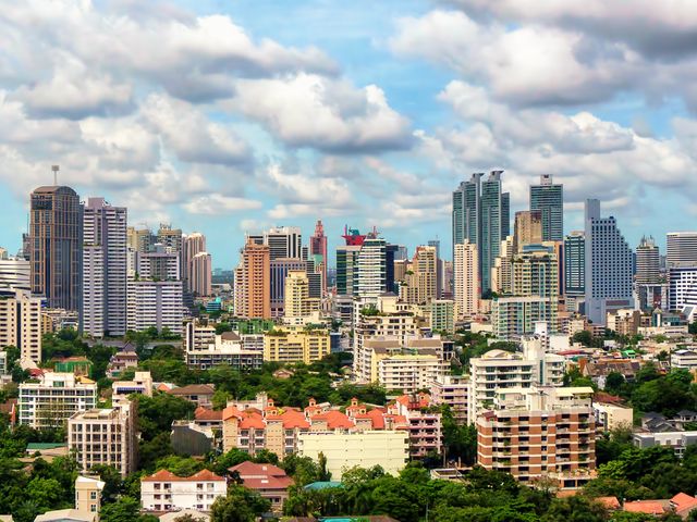 Flüge Bangkok, die Skyline von Bangkok - Thailand
