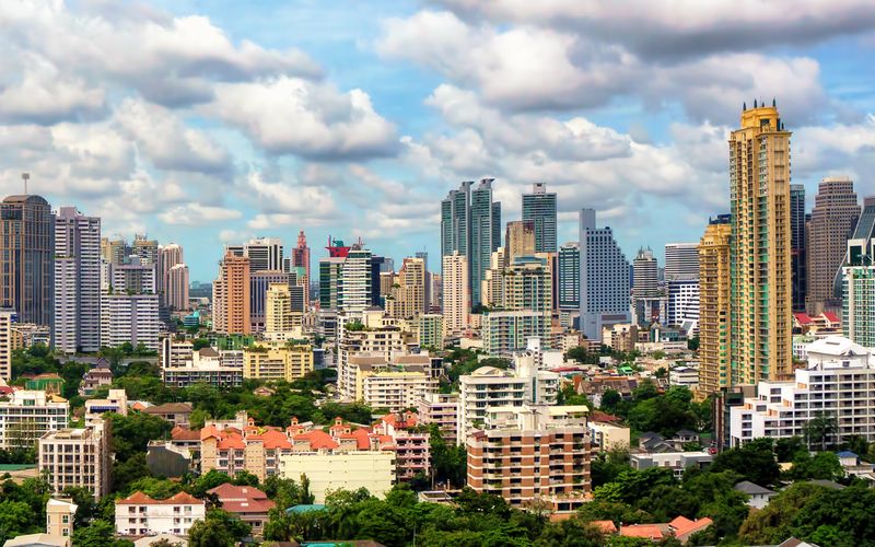 Flüge Bangkok, die Skyline von Bangkok - Thailand