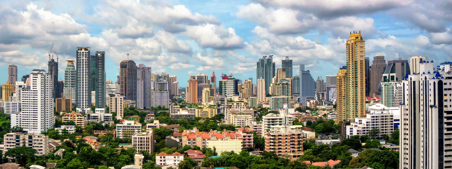 Flüge Bangkok, die Skyline von Bangkok - Thailand