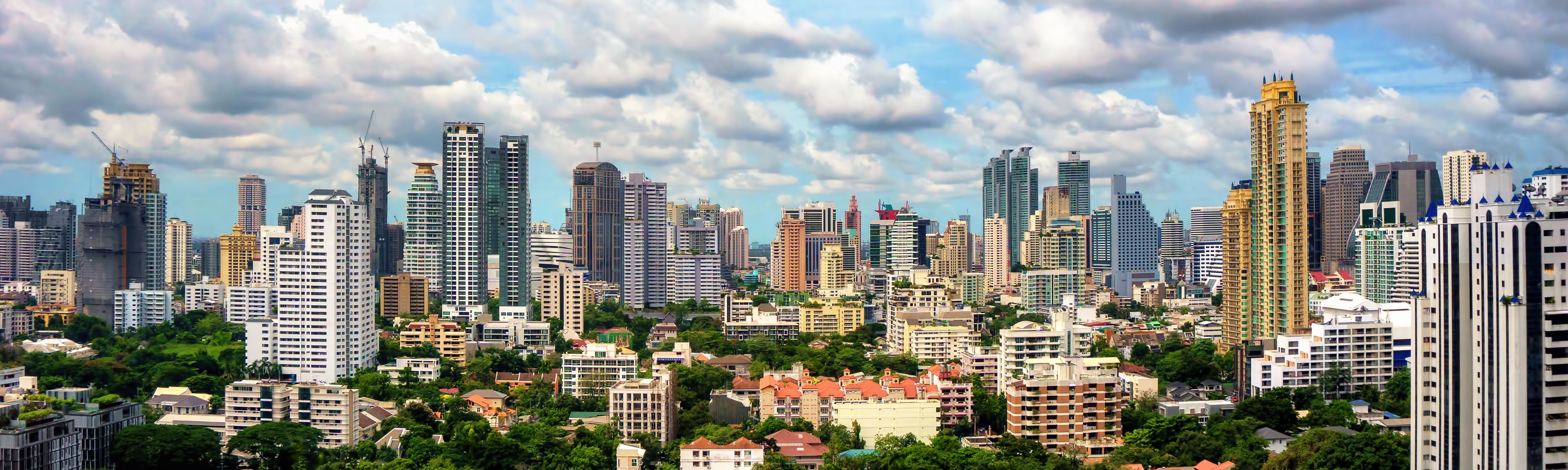 Flüge Bangkok, die Skyline von Bangkok - Thailand