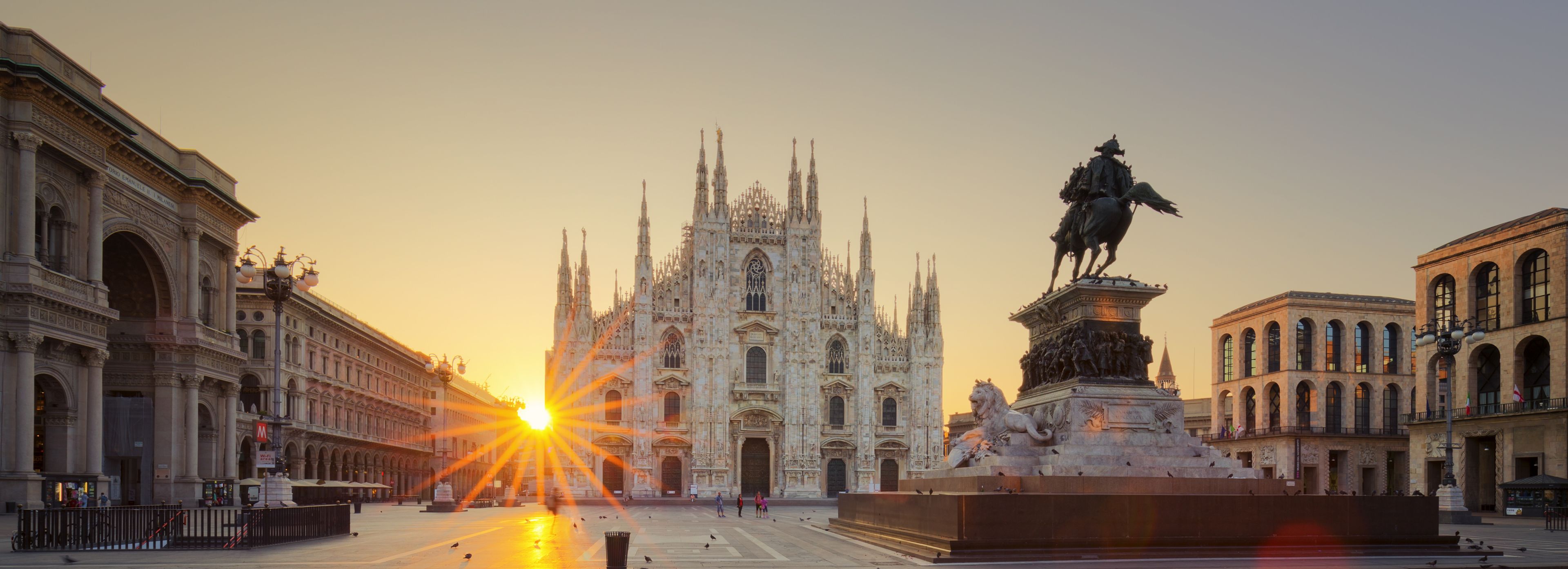 Fluege Mailand - Blick auf den Dom von Mailand - Duomo di Milano