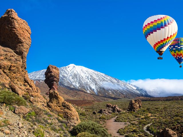 Fluege Teneriffa - Blick auf den Teide