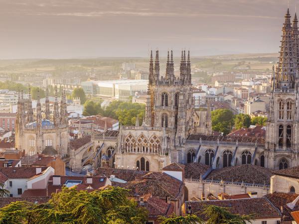 Kathedrale von Burgos - gotische Kathedrale in Burgos (Spanien) und die Bischofskirche des Erzbistums Burgos