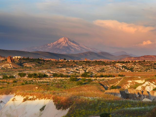 Fluege Kayseri - Blick auf den Berg Erciyes