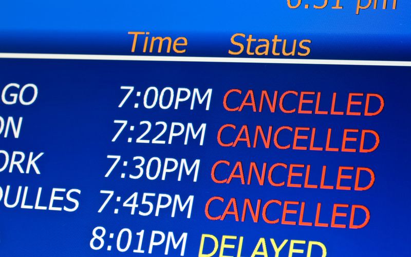 Flüge freiwillig stornieren oder warten bis die Airline-annulliert McFlight.