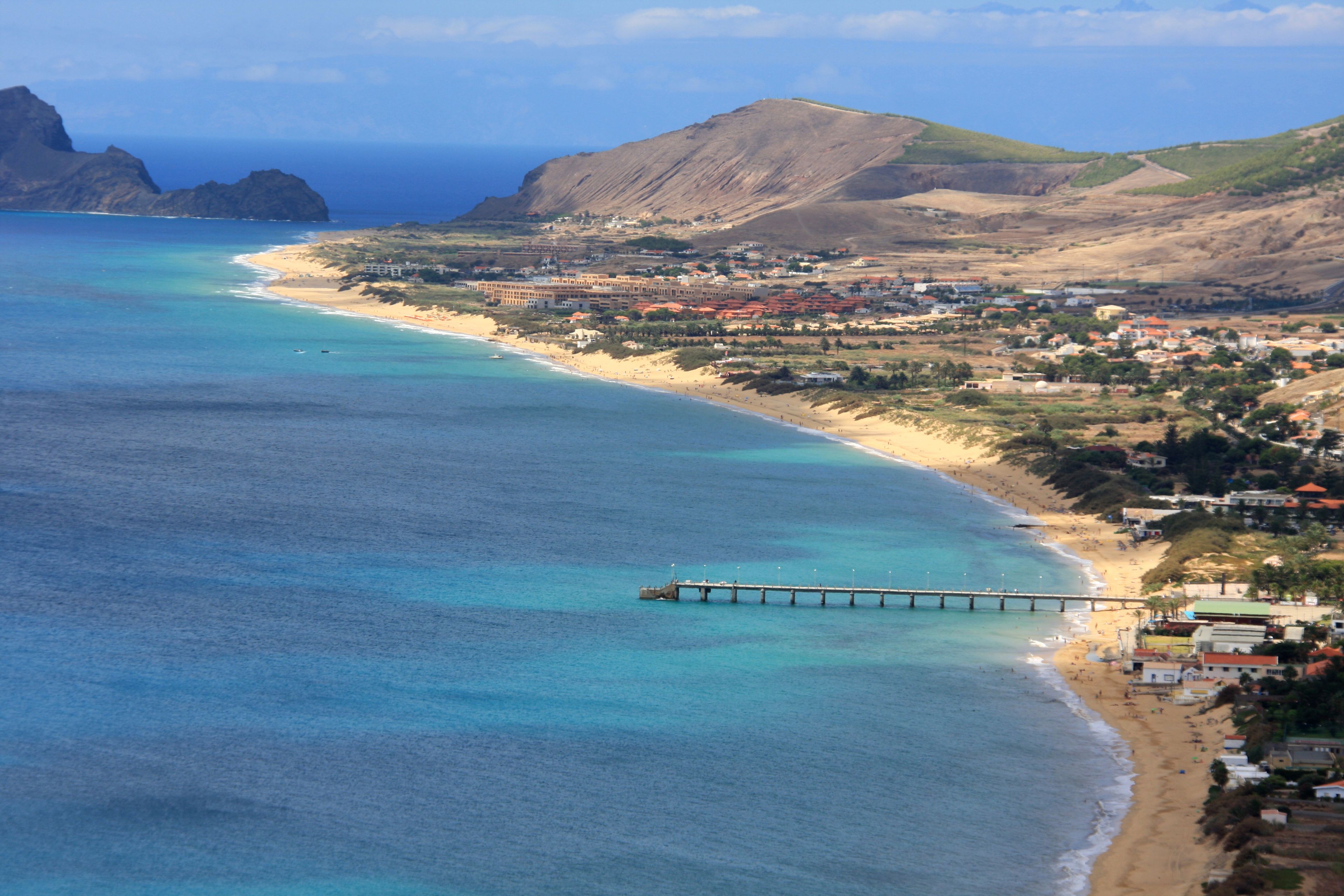 Flüge Porto Santo - Die Insel Porto Santo bei Madeira in Portugal