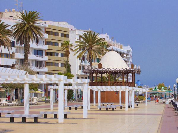 Die Stadt Arrecife auf Lanzarote