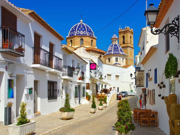 Altea an der Costa Blanca