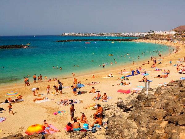 Playa Dorada Strand auf Lanzarote