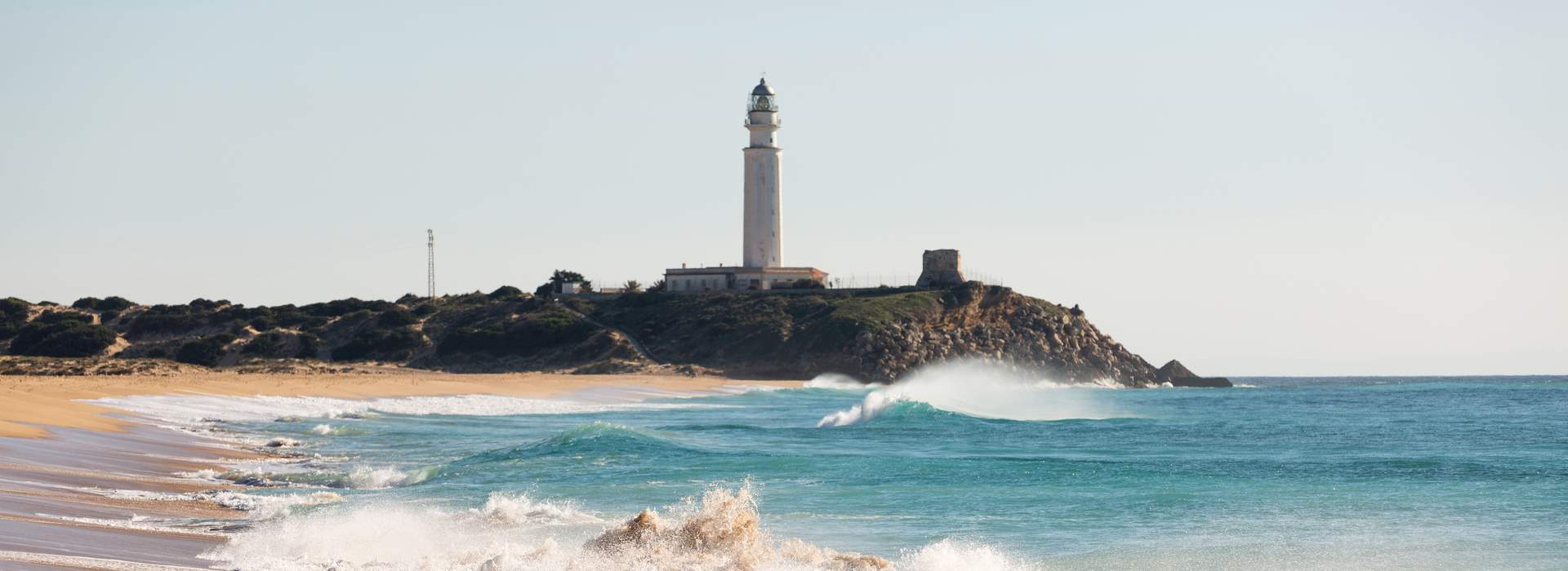 Costa de la Luz - Schöner Blick auf den Leuchtturm.