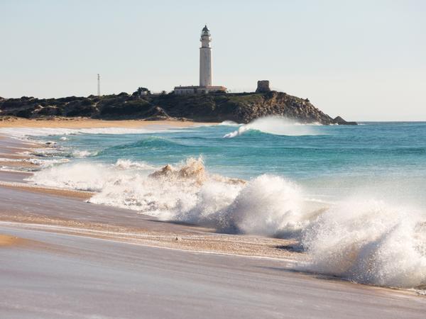 Costa de la Luz - Schöner Blick auf den Leuchtturm.