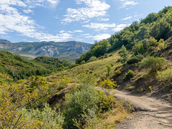 Naturpark Fuentes Carrionas - Schöne Ansichten des Berges von Palencia