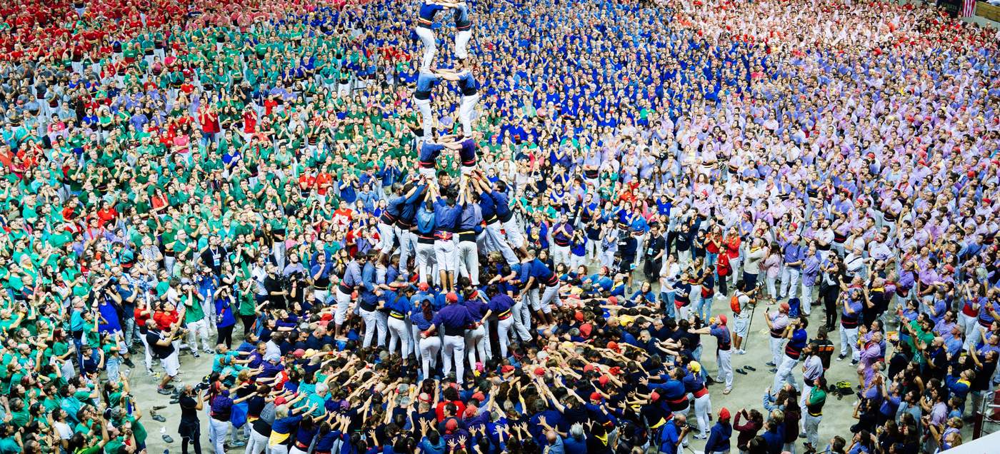 Concurs de Castells - der weltgrößte Wettbewerb für traditionelle menschliche Türme (Castells) und findet alle zwei Jahre im spanischen Tarragona statt