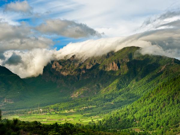 Atemberaubende Landschaft auf La Palma