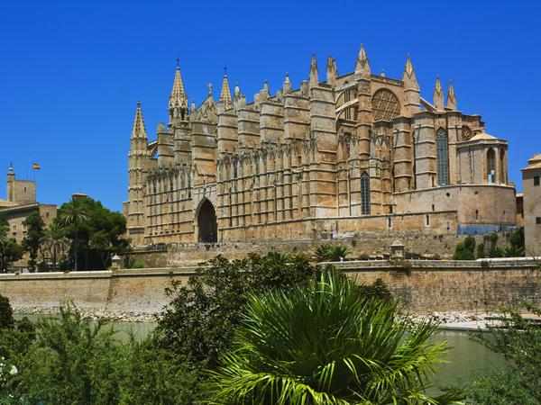 Die Kathedrale von Palma de Mallorca.