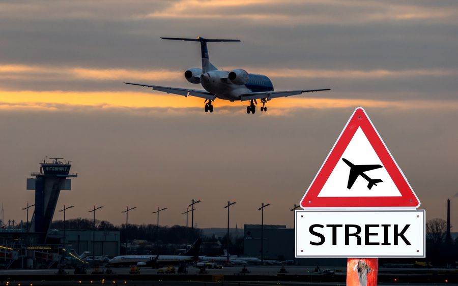 Lufthansa hat für Flüge Streik angekündigt - Welche Rechte hat ein Flugpassagier.