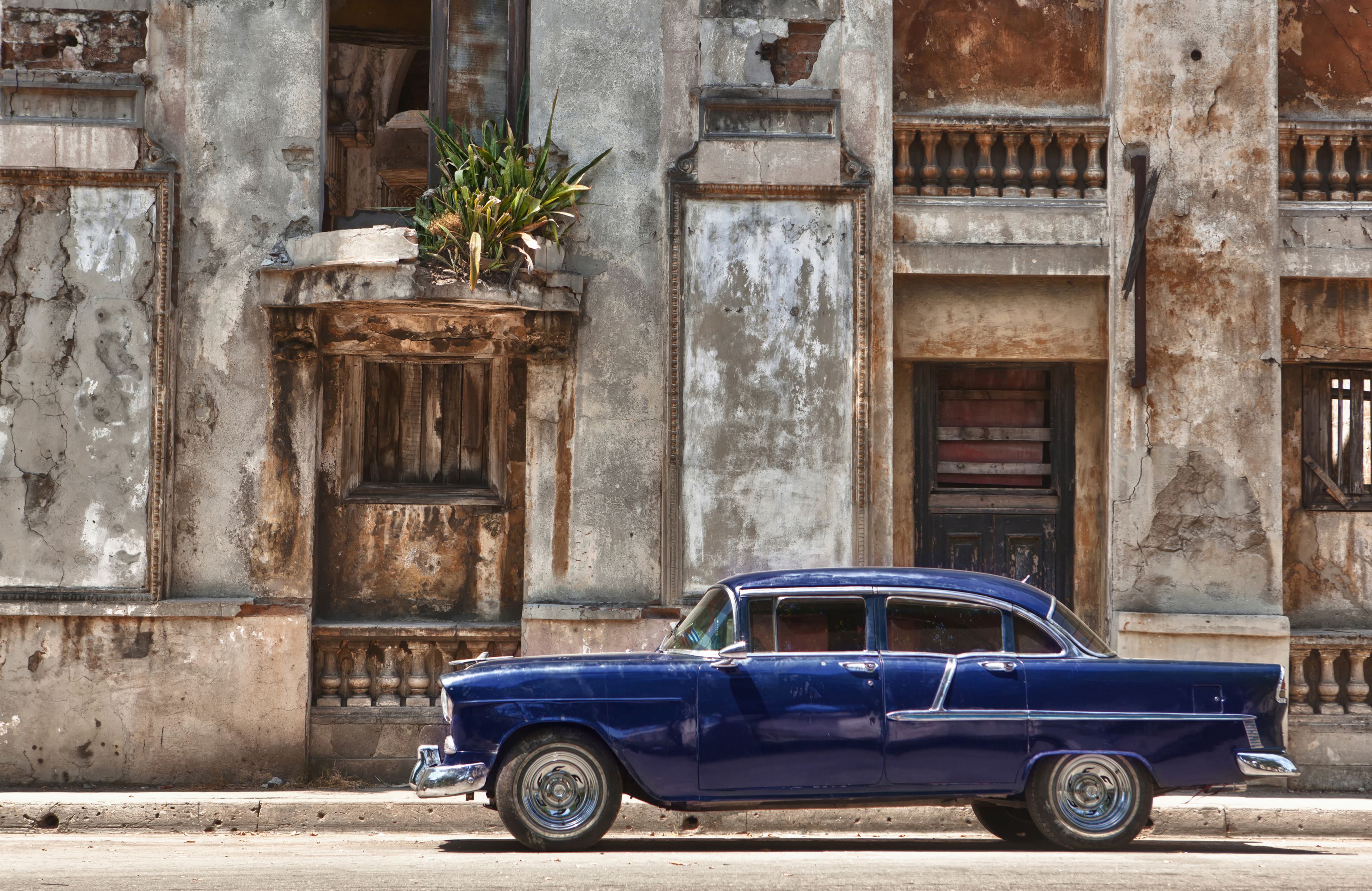 Altes Auto in Havanna der Hauptstadt von Kuba