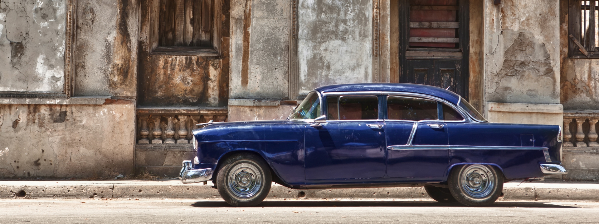 Altes Auto in Havanna der Hauptstadt von Kuba