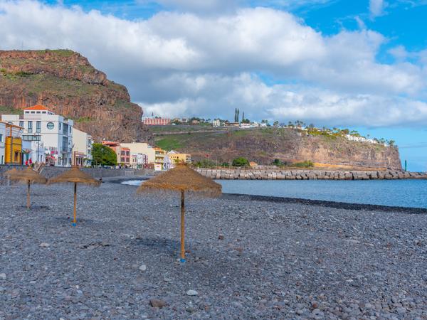 Der Strand Playa Santiago auf La Gomera