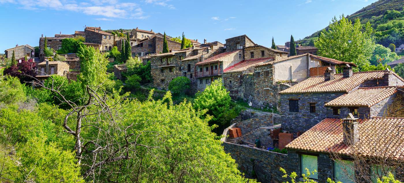 Patones de Arriba - malerisches Bergdorf in der spanischen Autonomen Gemeinschaft Madrid (Sierra Norte), etwa 60 Kilometer nordöstlich der Hauptstadt